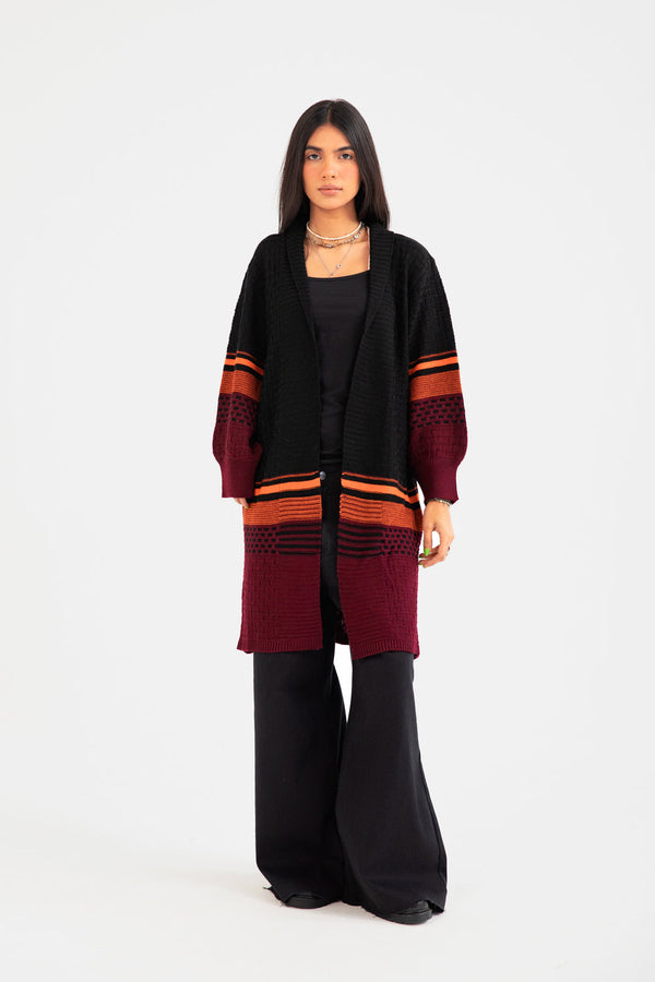 CHUNKY KNITTED CARDIGAN