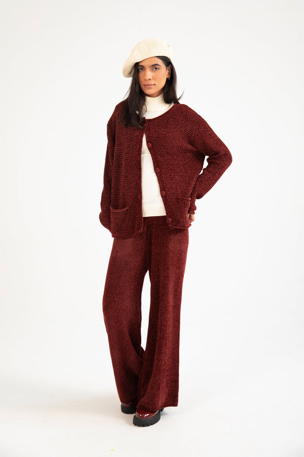 CHENILLE CARDIGAN