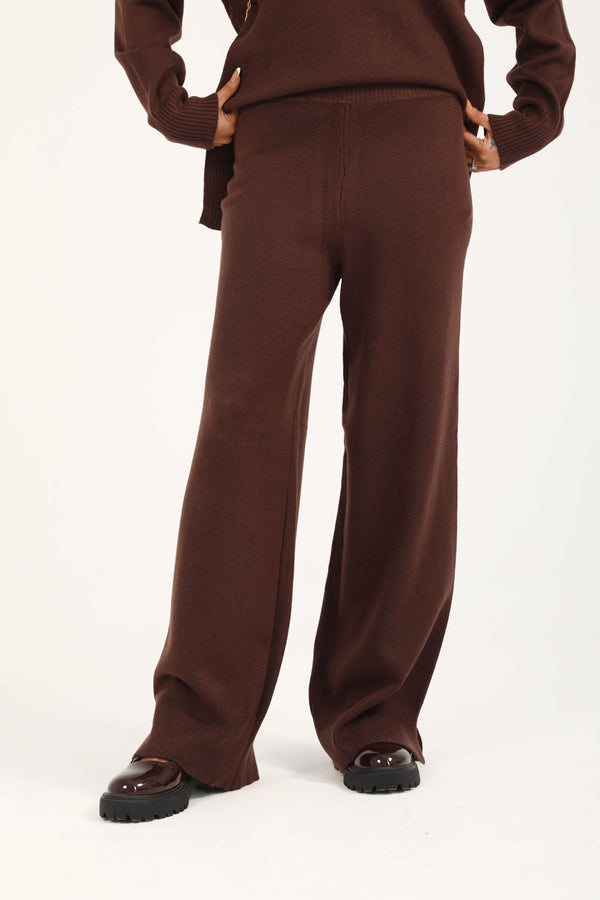 CASHMERE HANDFEEL SWEATER KNIT TROUSER